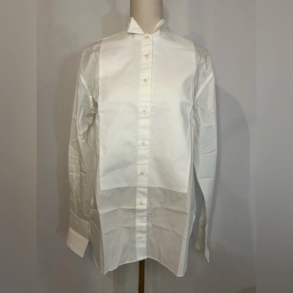 J.Crew Alex Eagle X J.Crew tuxedo shirt